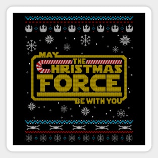 Christmas Force Geeky Christmas gift Magnet